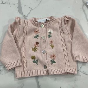 Elegant baby cardigan 6 month